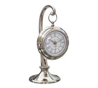 Loberon Barbe Orologio - Nostalgia autentica - Alluminio Lucido, Argento