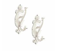 Loberon Coppia di Ganci Tede, Bianco Antico