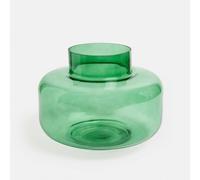 Loberon Ésmarine Vaso - Una Silhouette Senza Tempo - per Fiori secchi e composizioni Decorative, Verde