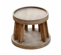 LOBERON Gabela Supporto - Legno di mango con venature caratteristiche - Elemento di design naturale, marrone