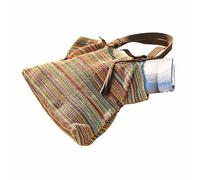 Loberon Gillian Borsa - Allegro look boho - Iuta intrecciata e puro cotone, colorato