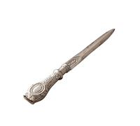 LOBERON Parsifal Tagliacarte - In ottone con finitura anticata - Ottima presa, argento