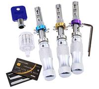 Loboo Idea 3 pezzi Pick Tool con 7 pin übungsschloss, carta di credito Set per Spieler e Training Skill Dietrich Kit