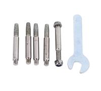 Loboo Idea CHIANSAW Sharpener Stone Diamond Burr Grinding File 404 Chain POLISHING, 5PCS High Hardness Electric Saw Bit [Large Oil Chain]