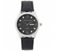 Lobstein & Söhne ® "Augustus" Orologio nero nero Taglia:taglia unica