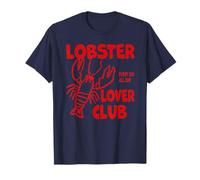 Lobster Lover Club Red Summer Party Beach Design Maglietta