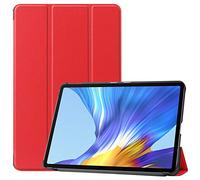 Lobwerk - Cover per Huawei Honor V6 da 10,4 pollici, sottile, con funzione di supporto e spegnimento automatico, colore: Rosso