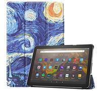 Lobwerk Custodia per Amazon Fire HD 10 / HD 10 Plus 11° Generazione 2021 10.1 Pollici, con Funzione di Supporto e Funzione Auto Sleep/Wake