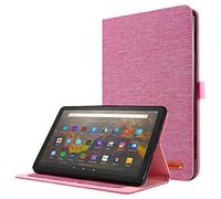 Lobwerk Custodia per Amazon Fire HD 10 / HD 10 Plus 11a Generazione 2021 10.1 Pollici Smart Cover Custodia Custodia con Funzione di Supporto e Auto Sleep/Wake