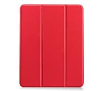 Lobwerk Custodia per Apple iPad Air 4 (4a Generazione) A2072/A2316/A2324/A2325 10.9 Pollici 2020 Custodia con Funzione leggio Rosso