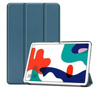 Lobwerk - Custodia per Huawei MatePad BAH3-AL00 BAH3-W09 10.4" Smart Cover con funzione leggio e Auto Sleep/Wake verde verde scuro