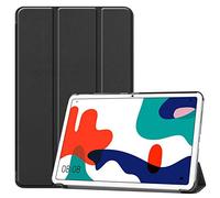 Lobwerk - Custodia per Huawei MatePad BAH3-AL00 BAH3-W09 10.4" Smart Cover con Funzione leggio e Auto Sleep/Wake Nero Nero