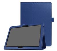 Lobwerk - Custodia per Lenovo Tab M10/Tab P10 TB-X605F/TB-X705F da 10,1", con Funzione di Supporto Blu Blu