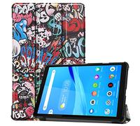 Lobwerk - Custodia per Lenovo Tab M8 TB-8505F / TB-8505X 8", con Funzione di Supporto e Funzione Auto Sleep/Wake Rosso 02
