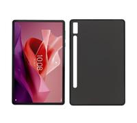 Lobwerk Custodia per Lenovo Tab P12 2023 TB-370FU TB-371FC 12.7 Pollici Silicone Cover Slim Case