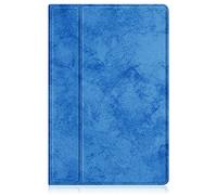 Lobwerk Custodia per Samsung Galaxy A7 Lite SM-T220 SM-T225 8.7 Pollici, Sottile, con Funzione di Supporto e Funzione Auto Sleep/Wake, Blu