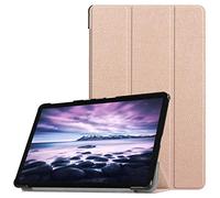 Lobwerk - Custodia per Samsung Galaxy Tab A SM-T590 SM-T595 SM-T597, 10,5 pollici, con funzione sleep/wake + pennino capacitivo oro