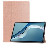 Lobwerk Custodia Protettiva per Huawei MatePad PRO 2021 12.6 Slim Case Case con Funzione di Supporto e Funzione Auto Sleep/Wake Bronzo