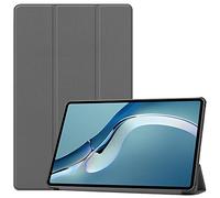 Lobwerk Custodia protettiva per Huawei MatePad Pro 2021 12.6 Slim Case Case con funzione stand e Auto Sleep/Wake Grigio