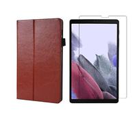 Lobwerk Set 2 in 1 per Samsung Galaxy Tab A7 Lite T220 T225 8,7 pollici Tablet con Smart Cover + Vetro protettivo con Auto Sleep/Wake Chiusura magnetica