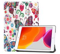Lobwerk - Smart Cover per Apple iPad 10.2 Pollici 2019, con Funzione leggio e Auto Sleep/Wake Bianco 03