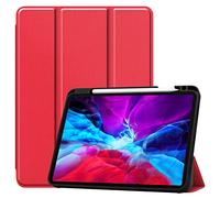 Lobwerk - Smart Cover per Apple iPad PRO 12.9 Pollici 2020, con Supporto, Colore: Rosso