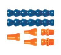 Loc-Line - 50813 Kit di montaggio tubo refrigerante, copolimero acetale, 7 pezzi, 1/2 "ID tubo refrigerante