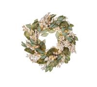 L'oca Nera Candido benvenuto, Ghirlanda bianca con luce led Ø 60 cm Candido benvenuto, Ghirlanda bianca con luce led Ø 60 cm