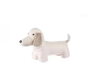L'Oca Nera | Fermaporta cane - avorio