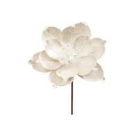 L'oca Nera IL GIARDINO DELLE FATE, rosa bianca, ø 22x45h cm IL GIARDINO DELLE FATE, rosa bianca, ø 22x45h cm