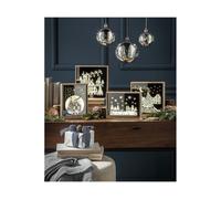 L'oca Nera Paesaggi segreti, quadretto 1 con luce led 21x4x16h cm Paesaggi segreti, quadretto 1 con luce led 21x4x16h cm