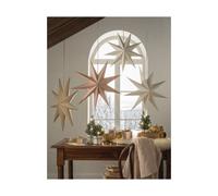 L'oca Nera Stelle d'incanto, stella grande bianco ø60x60h cm Stelle d'incanto, stella grande bianco ø60x60h cm