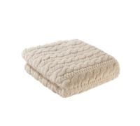 L'oca Nera TENERO ABBRACCIO, plaid beige, 140x160 cm TENERO ABBRACCIO, plaid beige, 140x160 cm