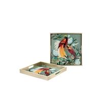 L'Oca Nera | Vassoio quadrato decorativo - Sorong