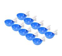 Locadence 10 Pezzi Abbeveratoi Polli, Filettatura Maschio G1/8, Abbeveratoio Automatico Polli, 3,1 X 1,4 Pollici, Abbeveratoio Pollame per Anatre, Oche, Tacchini, Piccioni, Oche (Azul)
