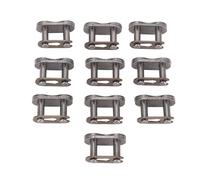 Locadence 10Pcs Catena Bici Tasca Motociclette, Connettore Collegamento Traversa Bici Acciaio Manganese, Connettore Della Catena a Rulli per le Motociclette