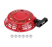 Locadence 175 mm Pull Starter, Gruppo di Avvio a Base di Tiro in Metallo Rosso Pesante Originale, Parte di Rondella di Pressione del Prato a Basso Rumore per Il Generatore di Benzi