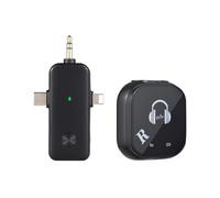 LOCADENCE 5.8G Wireless Nel Sistemas di Monitoraggio a Orecchie, Auricolari del Sistemas IEM di Monitoraggio a Doppio Canale con 1 Ricevitore di Trasmettitori in 1 per Concerti (1 ricevitore)