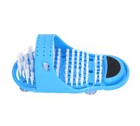 LOCADENCE Bagno Foot Cleaner, Detergente per Piedi Semplice con Ventose, Rimuovi la Pelle Morta Detergente Piedi Massaggio, Lavapiedi per Doccia, Pantofola Massaggiatore per Doccia, Massaggiatore