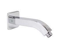 LOCADENCE Braccio del Soffione Doccia, Tubo Estensione Della Doccia Parete Ottone NPT per Bagno, Toilette, Decorazione per la Casa (Elettroplato)