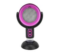 LOCADENCE Cappa da Cucina Portatile, Cappa da Cucina da Tavolo con ioni Negativi 5V 8W a 2 velocità con Filtro Rimovibile, Aspiratore da Cucina Portatile per Cucina, BBQ Interno (Nero Viola)