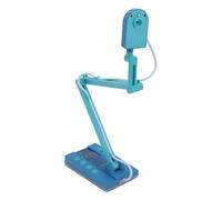 Locadence Document Camera 15MP, 4K 3840X2160 30Hz USB Webcam Professionale Pieghevole per Documenti con Luce di Riempimento a LED per Didattica a Distanza e Webconferenze