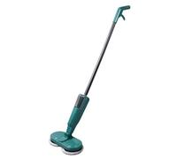 LOCADENCE Elettrico, Rotante Elettrico Retrattile con Spruzzo d'Acqua, Elettrico Senza Fili Ricaricabile Leggero, Lavapavimenti con Spruzzatore d'Acqua per Piastrelle in Legno (Verde)