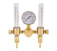 LOCADENCE Misuratore di portata del regolatore di argon, 0 a 60 CFH 0 a 4500 PSI CGA580 Regolatore di portata del gas di argon in ingresso, Regolatore del gas di saldatura