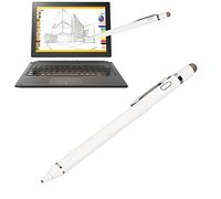 LOCADENCE Penna stilo, Penna attiva punta fine, Stilo da disegno sottile ed elegante in lega di alluminio 5 V 0,2 A, Penna stilo portatile capacitiva con punta fine per tablet (Bianco)