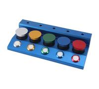 Locadence Piatto oliatore per orologi, Oliatore professionale per riparazione orologi, Strumento per immersione olio per orologi con 5 piatti in metallo per riparazione oliatore