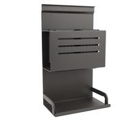 Locadence Porta Utensili Cucina, 7,9 X 13,8 in Porta Asciugatura Monte Lega Alluminio, Organizzatore Argenteria per Bottiglia di Condimento Cucchiaio per le Bacchette