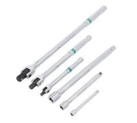 Locadence Set di socket di impatto di azionamento, set di estensione della chiave a barra, 1/2 3/8 1/4 pollice Kit per spinner di spinner, barra di estensione dell'impatto