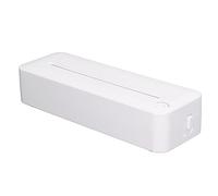 LOCADENCE Stampante per Etichette di Spedizione Wireless, Stampante Termica per Etichette Wi Fi, Macchina da Stampa Senza Inchiostro Remota Wireless, Stampante per Carta A4 Batteria Integrata Bianca C