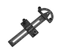 Locadence Strumento di Misurazione del Assorbitore RC, 6,69 X 2,36 Pollici di Usura in Alluminio Misurazione della Ruota Shock per Auto RC (Negro)